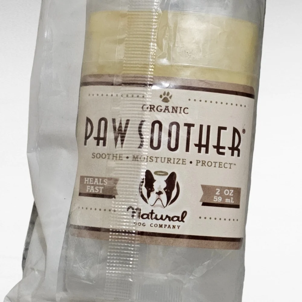 Natural Dog Company Paw Soother Organic Heals Dry Cracked Paws 2oz